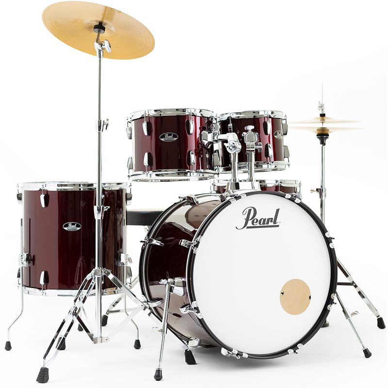 Foto van Pearl rs505c/c91 roadshow drumstel red wine