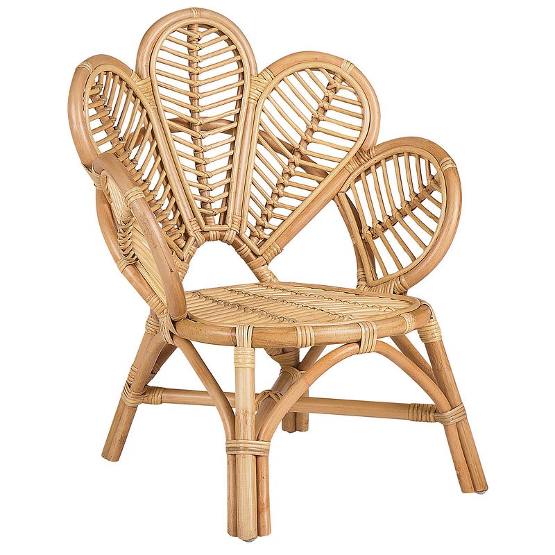 Foto van Beliani florentine ii - fauteuil-natuurlijk-rotan