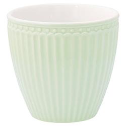 Foto van Greengate beker (latte cup) alice lichtgroen 300 ml - ø 10 cm