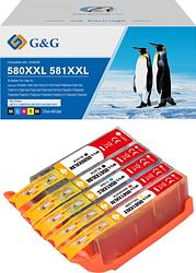 Foto van G&g pgi-580xl/cli-581 cartridge 5-pack