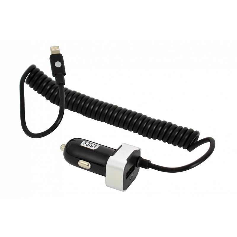 Foto van Carpoint autolader 12v / 24v single usb 2.4a