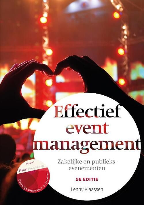 Foto van Effectief eventmanagement, 5e editie met mylab nl toegangscode - lenny klaassen - paperback (9789043035286)