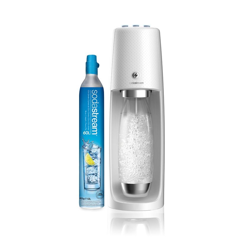 Foto van Sodastream spirit one touch elektrisch bruiswatertoestel - wit