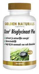 Foto van Golden naturals ijzer bisglycinaat plus capsules