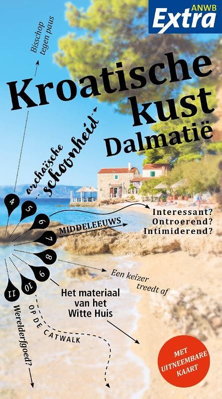 Foto van Kroatische kust, dalmatië - paperback (9789018048952)