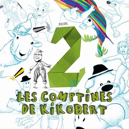 Foto van Les comptines de kikobert volume 2 - cd (3521383462553)