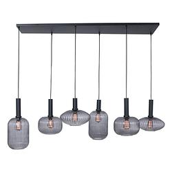 Foto van Moderne hanglamp - steinhauer - glas - modern - e27 - l: 35cm - voor binnen - woonkamer - eetkamer -