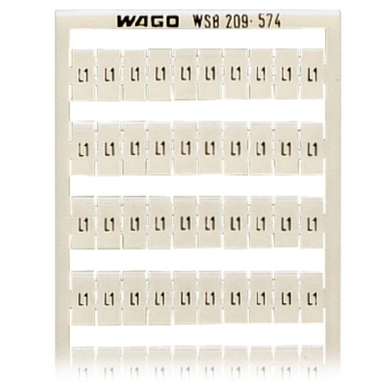 Foto van Wago 209-574 markeringskaarten opdruk: l1 5 stuk(s)