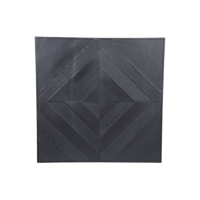 Foto van Ptmd mixa black iron and veneer mix wall panel rectangl