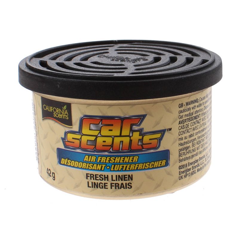 Foto van California scents luchtverfrisser blik fresh linen 42 gram