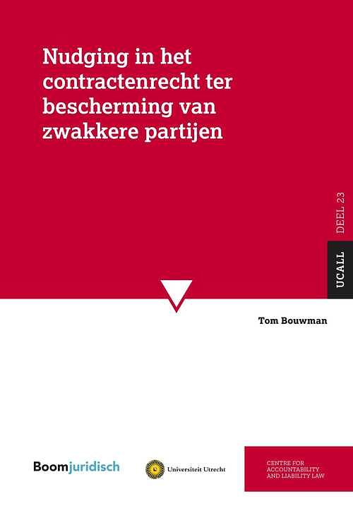 Foto van Nudging in het contractenrecht ter bescherming van zwakkere partijen - tom bouwman - ebook (9789400112452)