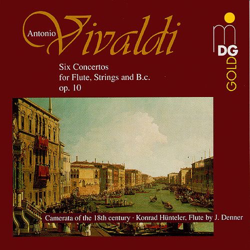 Foto van Vivaldi: six concertos for flute, strings and b.c. - cd (0760623064024)