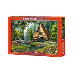 Foto van Castorland legpuzzel toadstool cottage 2000 stukjes