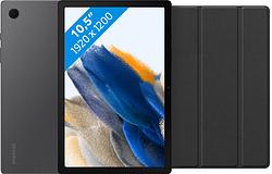 Foto van Samsung galaxy tab a8 32gb wifi grijs + just in case book case zwart