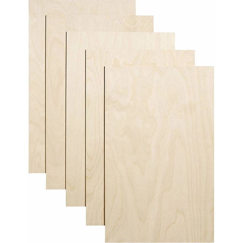 Foto van Betula - berken multiplex 4 mm - figuurzagen - a6 20 stuks105x148mm