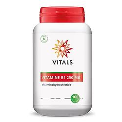 Foto van Vitals vitamine b1 250mg capsules