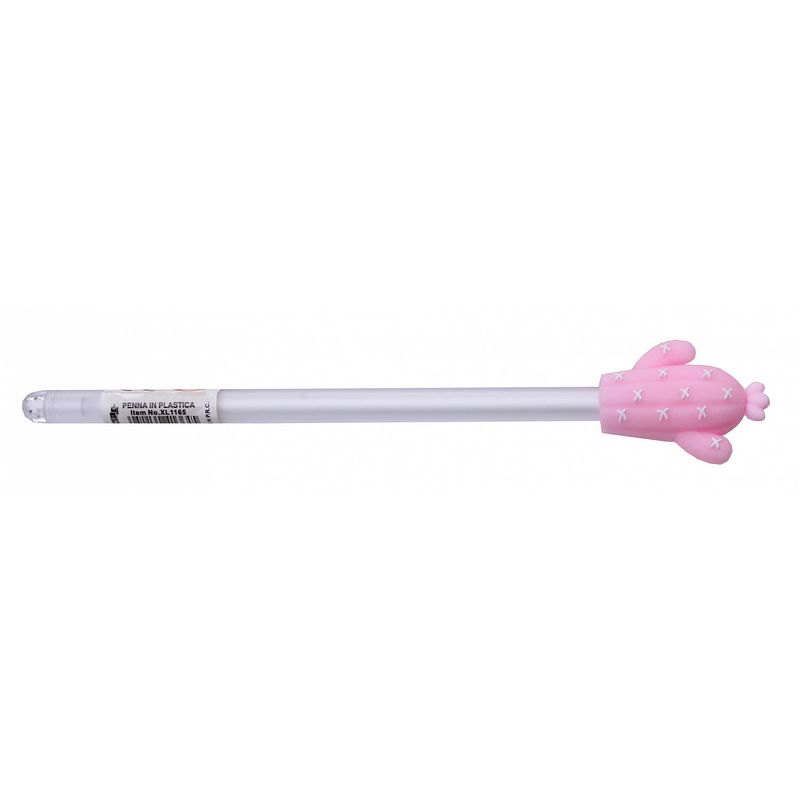 Foto van I-total pen cactus junior 17 cm roze