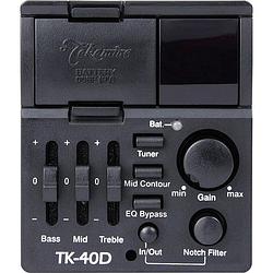 Foto van Takamine tk-40d g-series dual input guitar preamp voorversterker voor elektrisch-akoestische westerngitaar