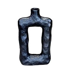 Foto van Benoa palmdale dark bronze rectangular vase 17 cm