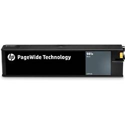 Foto van Hp pagewide inktcartridge 981x zwart, 11.000 pagina's - oem: l0r12a