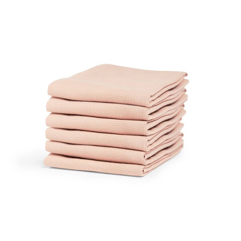 Foto van Cinderella checkmaid - theedoek - 60x65 cm - dusty pink - set van 6