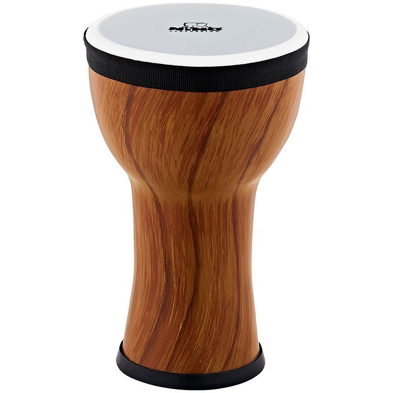 Foto van Nino percussion nino-emdj-ta elements mini djembe 6 inch amber