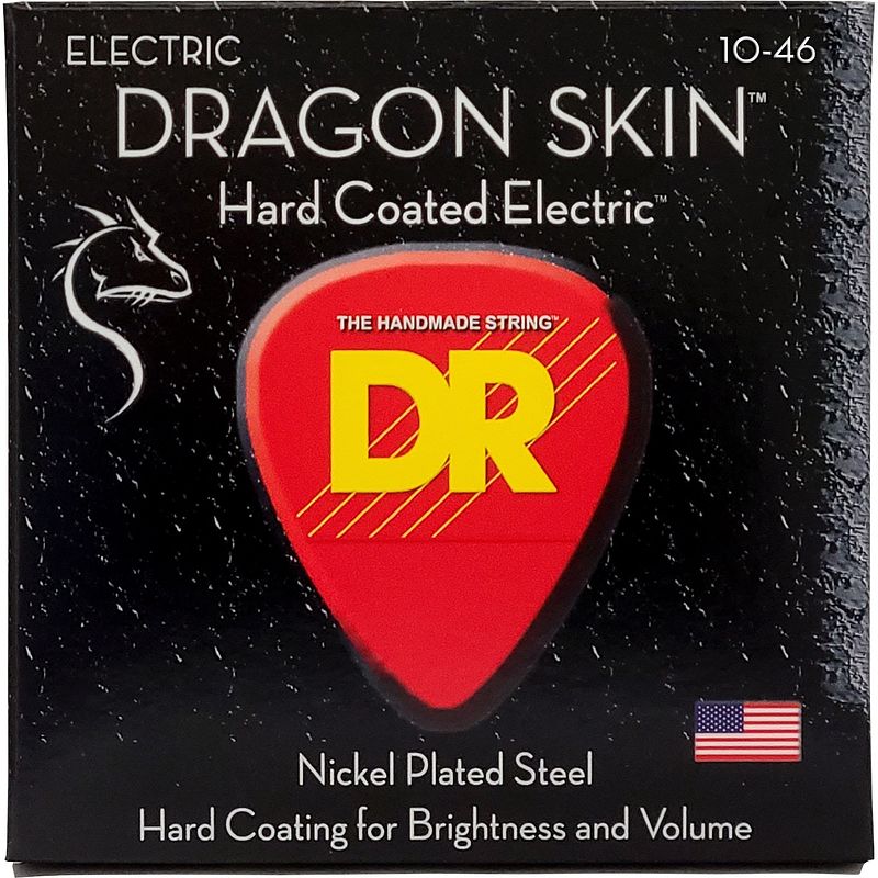 Foto van Dr strings dse-10 dragon skin medium 10-46 elektrische gitaarsnaren