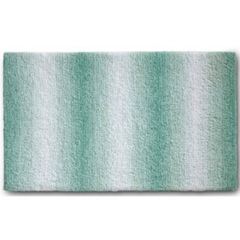 Foto van Kela - badmat, 80 x 50 cm, polyester, jade groen - kela ombre