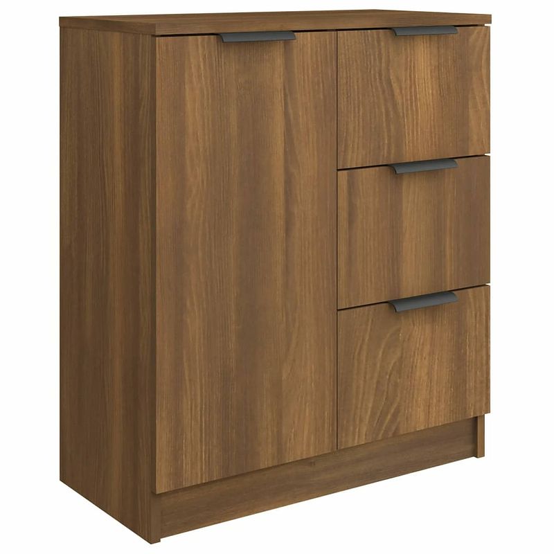 Foto van Vidaxl dressoir 60x30x70 cm bewerkt hout bruineikenkleurig