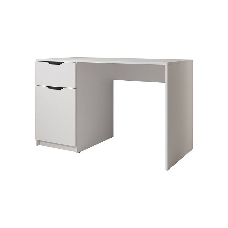 Foto van Meubella bureau kaysa - wit - 120 cm