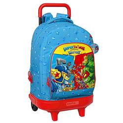 Foto van Schoolrugzak met wielen superthings rescue force 33 x 45 x 22 cm blauw