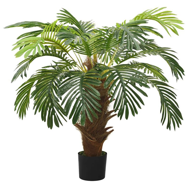 Foto van Vidaxl kunstplant met pot cycaspalm 90 cm groen