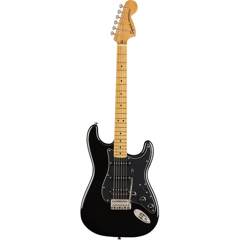 Foto van Squier classic vibe 70s stratocaster hss black mn