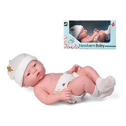 Foto van Babypop newborn wit (23 x 12,5 cm)