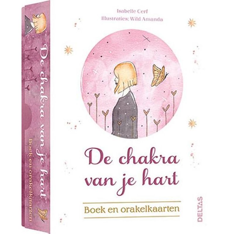 Foto van De chakra van je hart - boek en orakelkaarten