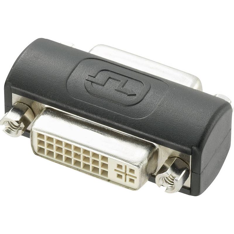 Foto van Renkforce rf-4981660 dvi adapter [1x dvi-bus 24+5-polig - 1x dvi-bus 24+5-polig] zwart