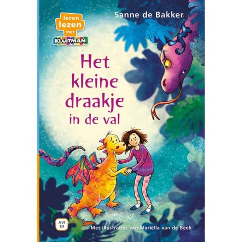 Foto van Het kleine draakje in de val - leren lezen met