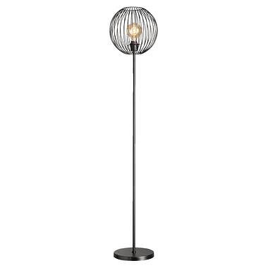 Foto van Vloerlamp xavier - zwart - 155xø30 cm - leen bakker