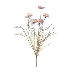 Foto van Roze papaver/klaproosjes kunstbloemen takken 53 cm decoratie - kunstbloemen