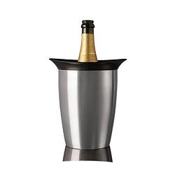 Foto van Vacu vin champagnekoeler active cooler elegant rvs - box - zilver