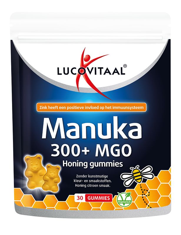 Foto van Lucovitaal manuka honing gummies 30st