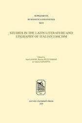 Foto van Studies in latin literature and epigraphy in italian fascism - ebook (9789461663122)