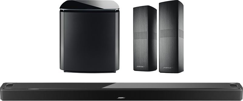 Foto van Bose smart ultra soundbar + bass module 700 + surround speakers 700 zwart