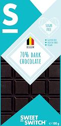 Foto van Sweet-switch 70% dark chocolate