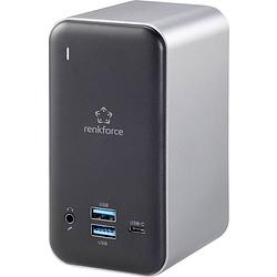 Foto van Renkforce rf-4499452 usb-c laptopdockingstation geschikt voor merk: universeel incl. laadfunctie