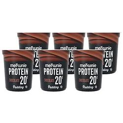 Foto van Melkunie protein chocolate pudding 6 x 200g bij jumbo