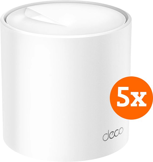 Foto van Tp-link deco x20 mesh wifi 6 (5-pack) - 2020