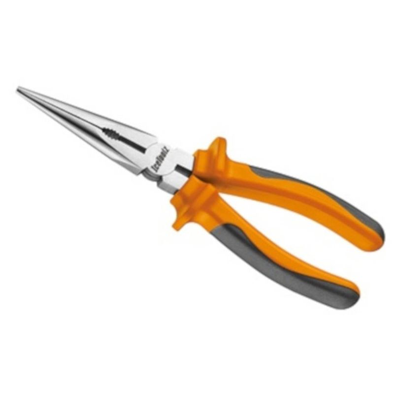 Foto van Icetoolz punttang comfort-grip 16 cm staal oranje/zilver