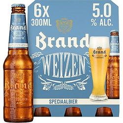 Foto van 2e halve prijs | brand weizen bier fles 6 x 30cl aanbieding bij jumbo