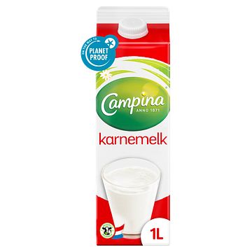 Foto van Campina karnemelk 1l bij jumbo